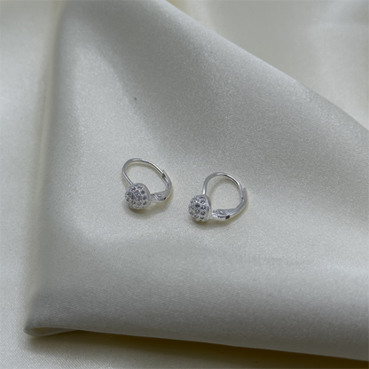 Aretes Esfera con Destello