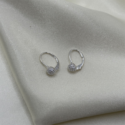 Aretes Esfera con Destello