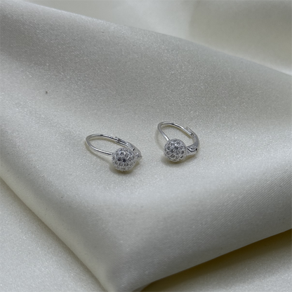 Aretes Esfera con Destello