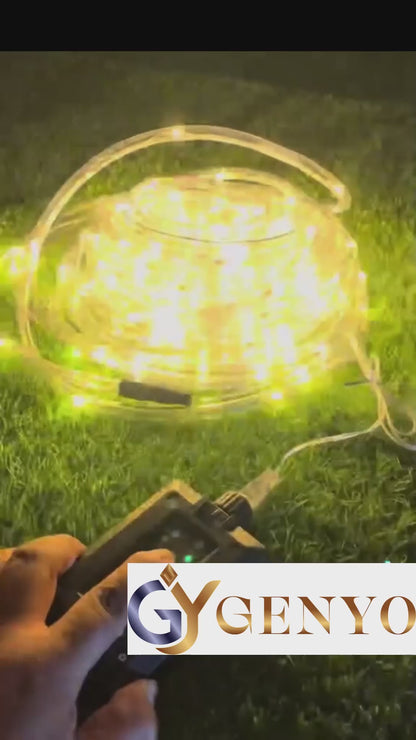 Manguera Solar  Luces De Navidad 20m